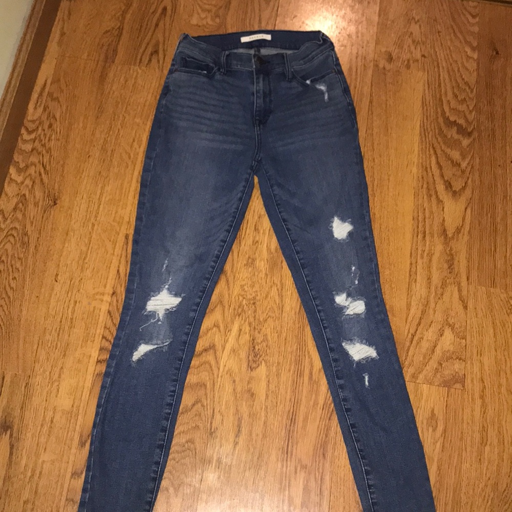 High rise jeggings - blue